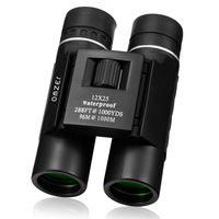 OMZER 12X25 Waterproof Fogproof Binoculars with High Powered BAK4 Prism, Compact Folding Binocular Lightweight with Low Light Night Vision Fit Adults Kids for Bird Watching, Hunting, Camping, Hiking