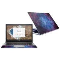 MightySkins Skin Compatible with HP Chromebook 13 G1 13.3" (2018) - Nebula | Protective, Durable, and Unique Vinyl Decal wrap Cover | Easy to Apply, Remove, and Change Styles | Made in The USA