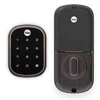 Yale Assure Lock SL with Z-Wave - Smart Key Free Touchscreen Keypad Deadbolt - Works with Ring Alarm, Samsung SmartThings, Wink, ADT and More - Brass