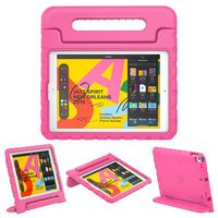 Dadanism Kids Case Fit New iPad 10.2 2019 (7th Generation)/iPad Air 3/Pro 10.5" Tablet, Lightweight Shockproof EVA Kids-Friendly Protective Convertible Stand Cover with Handle - Magenta