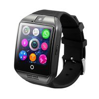 HelloPet Q18 Bluetooth SIM pluggable Camera TF Card Fitness Activity Tracker Smart Watch (Black)
