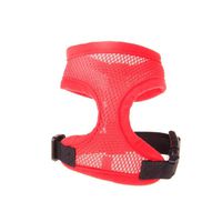 haoricu Pet Vest, Adjustable Comfort Soft Breathable Puppy Cat Harness Vest for Small Dogs Lead Leash Chest Belt (M, Red)
