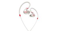 TCL Actv100 in-Ear Earbuds Active Noise Isolating Wired Secure Fit Sweatproof Headphones with Built-in Mic - White