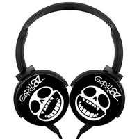 AMAOZNBSTEER Wired Headphones Headsets BanX_Gori Foldable Over Ear for Boys Girls Black