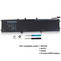 Shareway 4GVGH Replacement Laptop Battery for Dell XPS 15 9550 Precision 5510 T453X 0T453X 1P6KD 01P6KD NOT for Model RRCGW 6GTPY H5H20 [11.4V 84Wh] - 12 Months Warranty!