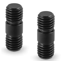 SmallRig Rod Connector with M12 Thread for 15mm Aluminum Alloy Rods (Pack of 2) - 900