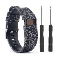 VAN-LUCKY Silicon Replacement Bands Strap Bracelet Wristband for Fitbit Charge HR Band Accessories Large (NOT fit Fitbit Charge, Fitbit Charge 2)