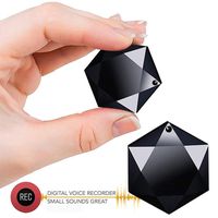 Voice Recorder Camouflaged Sound Recorder 8GB 30 Hours Battery Life Mini HD Voice Control Long Distance One Button Recording Hexagram Dictaphone