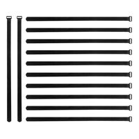 Demana 12 Pack Reusable Cinch Straps Cable Straps（Size: 1" x 24"） Circumference Fully Adjustable Cable Ties Multipurpose Hook and Loop Securing Straps for Cord Management