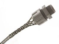Leviton L7539 1/2-Inch, Straight, Male, Nylon Body, Nylon Cord Sealing Strain-Relief.437 to .500 Cord Range
