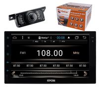 Eincar 7 inch Android 6.0 in Dash Car Auto Radio Stereo Double Din Head Unit with Touchscreen Bluetooth Autoradio Support GPS Navigation Steering Wheel Control Mirror Link+Waterproof Backup Camera