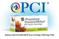 Premium Compatibles Inc. 310-6640 Ink and Toner Replacement Cartridge for Dell Printers, MICR