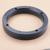 Rhegene New 6.5inch Speaker Black Spacer Rings Adapter Waterproof Speaker Spacer Extender Rings 1.2inch Depth Extender
