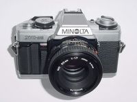 Minolta XG-M SLR Manual Focus Camera Kit With a 50mm f/2.0 Lens
