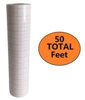 Frisco Craft 12" x 50 FT Premium Clear Transfer Paper Tape - Application Tape Roll for Perfect Alignment of Silhouette Cameo, Cricut Adhesive Vinyl for Decals
