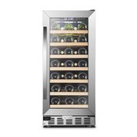 33 Bottle Single Zone, Sinoartizan Compressor Wine Cooler Fridge