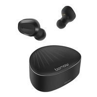 True Wireless Earbuds,bomow 5.0 Bluetooth Headphones in-Ear Deep Bass Noise Cancelling Earphones with 24H Cycle Playtime,Wireless Earphones Bluetooth with Portable Charging Case