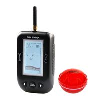 Portable Fish Finder,Handheld Depth Finder with Wireless Sonar Sensor Alarm Transducer and LCD Display/Monitor for Kayak/Ice/Boat Fishing by Erchang