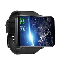 Aimitek LEMT Bluetooth 4G 2700mAh Smart Watch, Android 7.1 Wearable Devices Fitness Tracker Nano Sim Unlocked Phone Mate with 5MP Camera GPS WiFi Smartwatch for Android iOS (Black, 3G+32G)