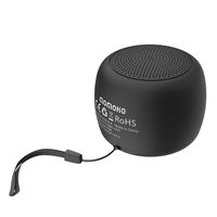 momoho Small Bluetooth Speaker - Mini Size but Great Sound Quality,up to 5 Hours Playtime,Photo Selfie Button & Answer Phone Calls,BTS0019 (Black)