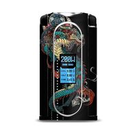 IT'S A SKIN Decal Vinyl Wrap for VooPoo VMate 200w Mod Vape Sticker Sleeve Cover/Dragon Japanese Style Tattoo