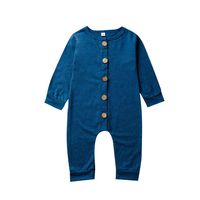 Sharemen Newborn Baby Boy Girl Letter Long Sleeve Romper Bodysuit Outfit Clothes (18-24 Months, Dark Blue23)