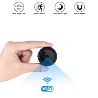 Mini Spy Camera Wireless Hidden Home WiFi Security Cameras with App, Latest Wireless WiFi HD 1080P Camera Cam with Night Vision and Motion Detective, Black