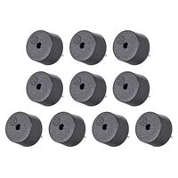 uxcell 10 Pcs DC3V Passive Electronic Buzzer Alarm Beeper Continuous Sound 80dB Speaker 2 Terminals