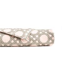 YnM Weighted Blanket (17 lbs, 60''x80'', Queen Size) for People Weigh Around 160lbs | 2.0 Cozy Heavy Blanket | 100% Oeko-Tex Certified Cotton Material with Premium Glass Beads, Pink Geometry