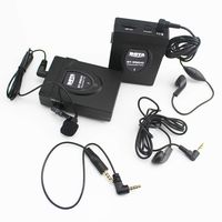 2.4 GHz Wireless Lavalier Microphone DSLR, BOYA BY-WM24G Wireless Interview System with Real-time Monitor for Canon 6D Nikon Camera Sony Panasonic Camcorders DV Recorder Youtube Video Vlog Facebook
