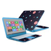 Mightyskins Skin Compatible with Hp Stream 14" (2016) - Bright Night Sky | Protective, Durable, and Unique Vinyl Decal Wrap Cover | Easy to Apply, Remove, and Change Styles | Made in The USA