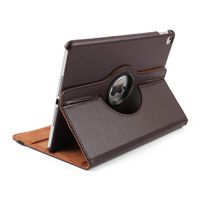 Jennyfly Air 3 10.5" iPad Case, 360 Degree Rotating Smooth PU Leather Hand-Free Stand Slim Easy Viewing Full Body Protection Case with Multiple Viewing Angles for 2019 iPad Air 3 10.5" - Brown