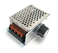 WINGONEER AC 220V 4000W High Power SCR Electronic Voltage Regulator Governor Dimmer Thermostat Speed Controller