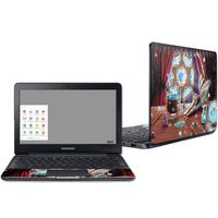 Mightyskins Skin Compatible with Samsung Chromebook 3 11.6" - Cauldron Cat | Protective, Durable, and Unique Vinyl Decal Wrap Cover | Easy to Apply, Remove, and Change Styles | Made in The USA