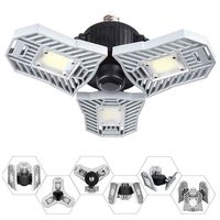 Led Garage Lights,Ceiling Light Bulbs Clamp 60W E26/E27 6000LM Utility Led for Workshop,Basement,Barn,Wine Cellar.etc(No Motion Activated)