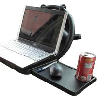 Foldable Car Laptop Stand Foldable Car Seat/Steering Wheel Laptop/Notebook Tray Table Food/drink Holder Stand