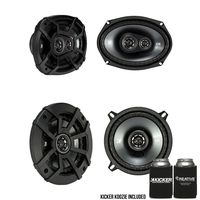 Kicker for Dodge Ram 1994-2011 Truck Speaker Bundle 43CSC6934 6x9, 43CSC54 5.25 Inch Speakers