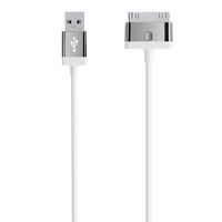 Belkin MIXIT 30-Pin ChargeSync Cable for iPhone 4/4S/3/3S, iPad 3G  and iPad 2 (White)
