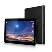 10.1" Inch Android 8.1 Tablet PC,3G Unlocked Phablet 4GB RAM 64GB Storage with Dual sim Card Slots and Cameras,Tablet PC with WiFi,Bluetooth,GPS(Metallic Black)