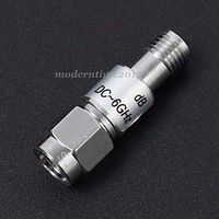 FidgetFidget Attenuator SMA Fixed DC-6 GHz 2W 1dB 2dB 3dB 5dB 6dB 10dB 15dB 20dB 30dB 40dB