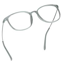 LifeArt Composion Blue Light Blocking Glasses,Oval Computer Reading Glasses,Transparent Lens,Stylish for Women/Men+0.50 Magnification