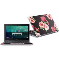 Mightyskins Skin Compatible with Acer Chromebook Spin 11" Cp311 - Hibiscus | Protective, Durable, and Unique Vinyl Decal Wrap Cover | Easy to Apply, Remove, and Change Styles | Made in The USA