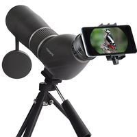 Spotting Scope,15-45X60 Waterproof Monocular Telescope Bird Watching Outdoor Viewing with Tripod and Digiscoping Adapter