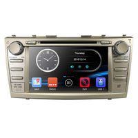 hizpo In Dash CAR DVD Player Double Din 8" Touch Screen GPS Navigation Radio Bluetooth RDS SWC FM Fit for Toyota Camry Aurion 2007 2008 2009 2010 2011