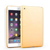iPad Mini4 Case,AutumnFall New Clear TPU Skin Gel Silicone Case Cover for iPad mini 4 (Orange)