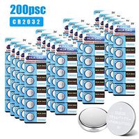 CR2032 Lithium Battery 3 Volt Coin Button Cell 200 Pack