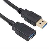 Tan QY USB 3.0 Extension Cable 15Ft, USB 3.0 High Speed Extender Cord Type A Male to A Female for Playstation, Xbox, USB Flash Drive, Hard Drive, Card Reader,Scanner,Printer,Keyboard (15Ft)