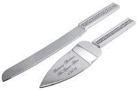 Gifts Infinity Personalized Wedding Knife and Server Set Free Engraving (D LINE)