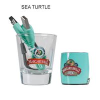 Margaritaville Audio MVASSMS1T Sound Shot - Teal - Plus Shot Glass