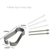 Eagelwireless Replacement Stylus S Pen Tips for Samsung Galaxy Tab S6,Samsung Galaxy Note 10,Note 10+,Note 10 Plus-3 White+2 Grey